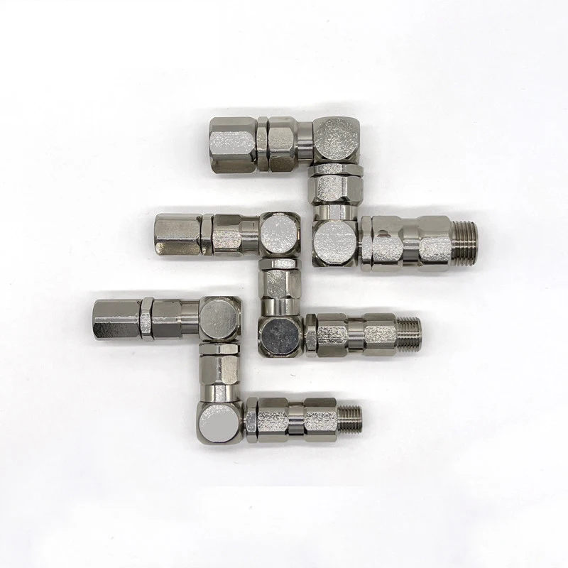 Rotary Joint Pulverizador Bomba de Pintura Z-tipo Handle Grease Valve 360 Graus Giratória Aço Inoxidável