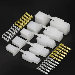 2.8mm 1P/2P/3P/4P/6P/9Pin Automotive Electrical Wire Connector Male Female Cable Terminal Plug Kits Motorcycle Ebike Car