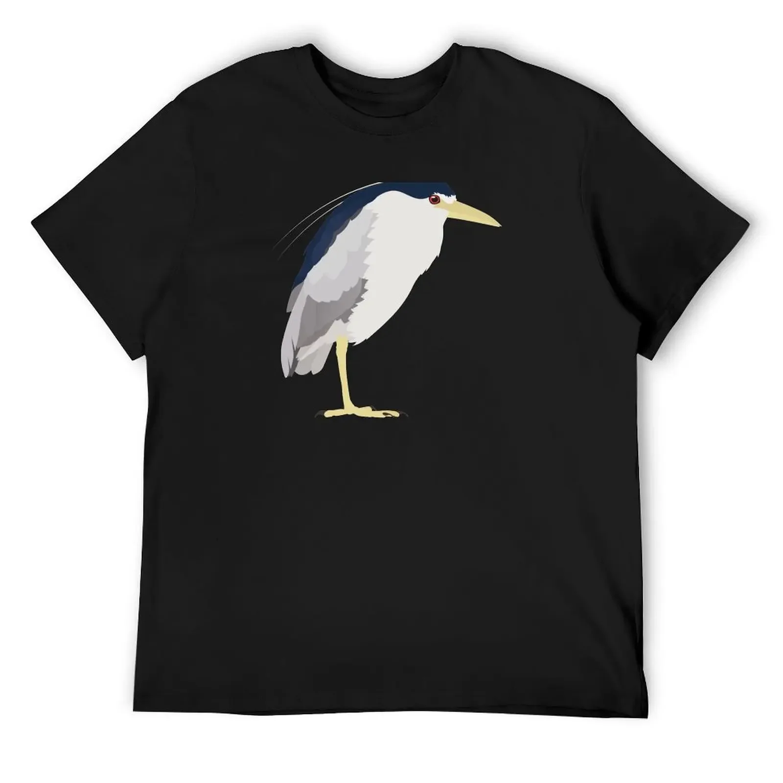 Black-Crowned Night Heron - Nycticorax nycticorax T-Shirt anime t shirts oversized t shirt t shirts for men