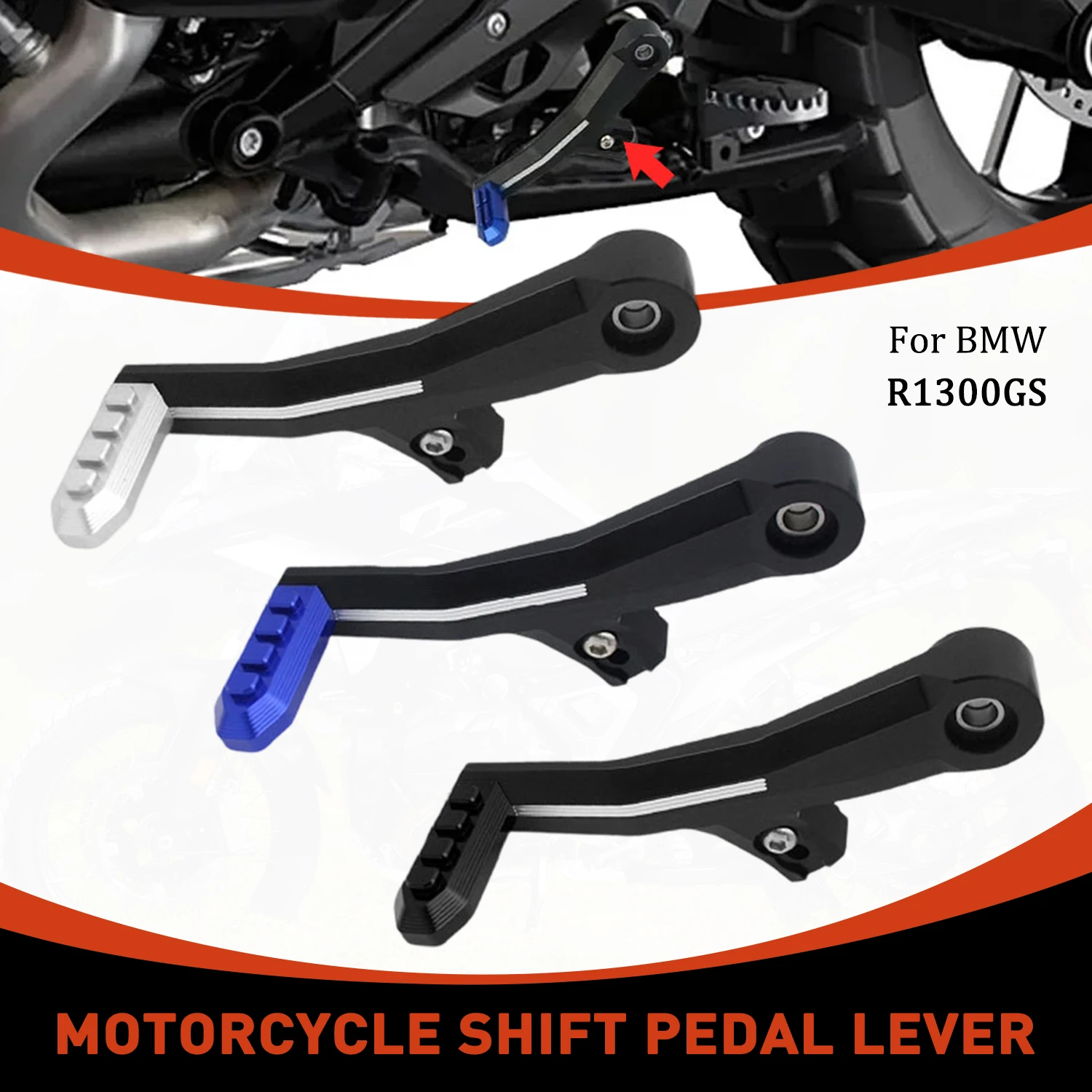 Motorrad CNC Aluminium Schalthebel Zubehör für BMW R1300GS GS1300 R 1300 GS R1300 R 1300GS 2023 2024