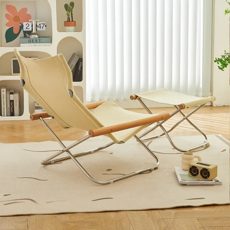 Reading Beach Portable Lounge Chair Folding Single Luxury Modern Lounge Chair Indoor Liegestuhl Living Room Furniture