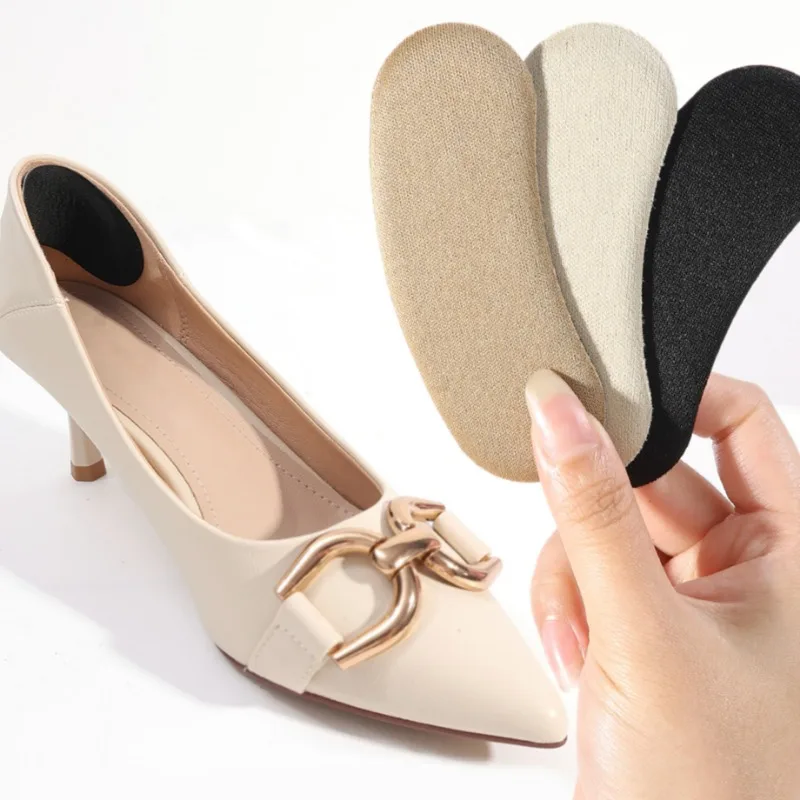 Antiwear Heel Pad Smooth Elastic Sponge Insole Patch Shoe Rear Relieve Pain Wear Resistant Heel Sticker Foot Protective Paster