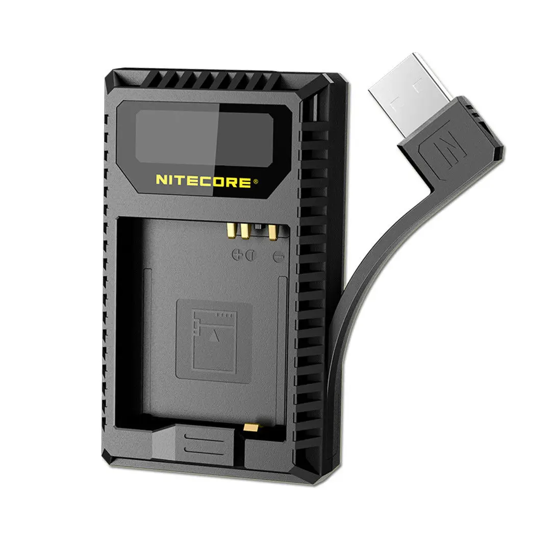 

Nitecore UL109 Digital Dual Slot USB Travel Camera Charger For Leica D-lux typ 109 Leica BP-DC 15-E Camera Battery