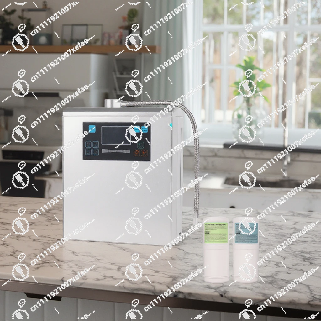 

Household electric water dispenser with self-cleaning reverse osmosis water purifier plastic water filter