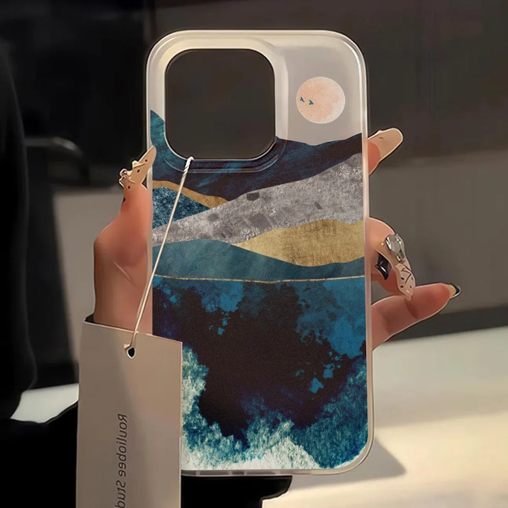 Ultra Thin Soft Matte Phone Case for iPhone 15 Pro Case iPhone 16 14 13 12 11 Pro Max 16 Plus 13 12 Mini Cute Clouds Clear Cover image 3