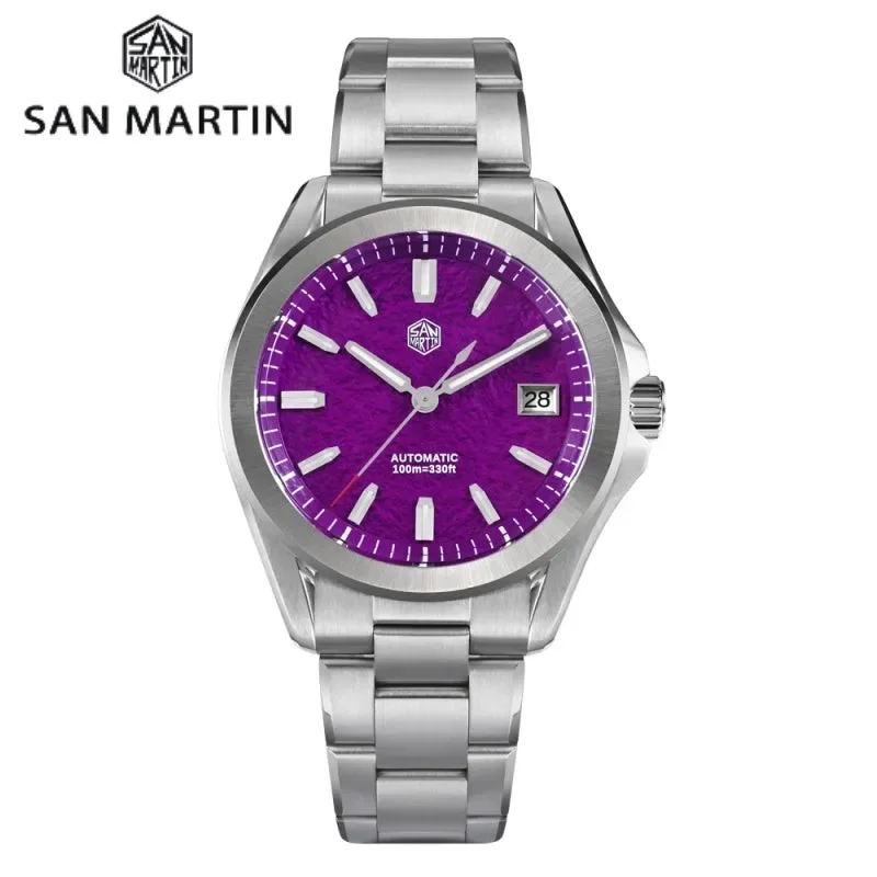 

San Martin New Gada Fashion Sport Watch 39mm NH35 Automatic Mechanical Men Watches Dress Waterproof 100m Luminous SN0129