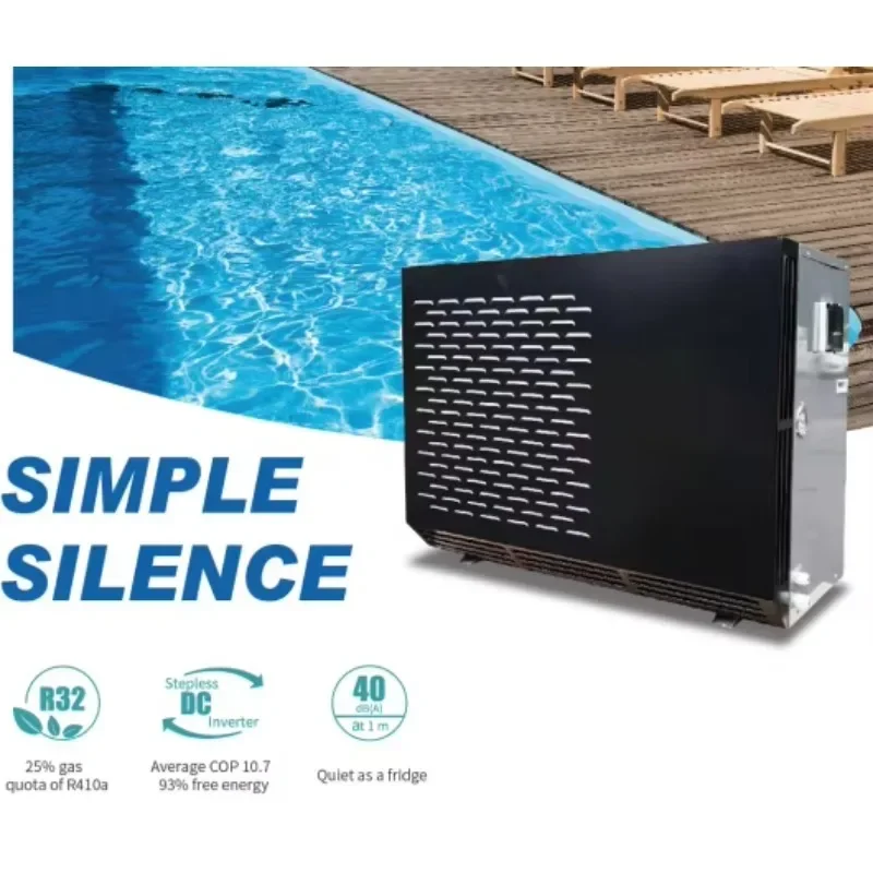 9kw -36kw Wifi Control R32 Bomba De Calor Para Piscina DC Inversor Bomba De Calor Bomba De Calor Para Piscina