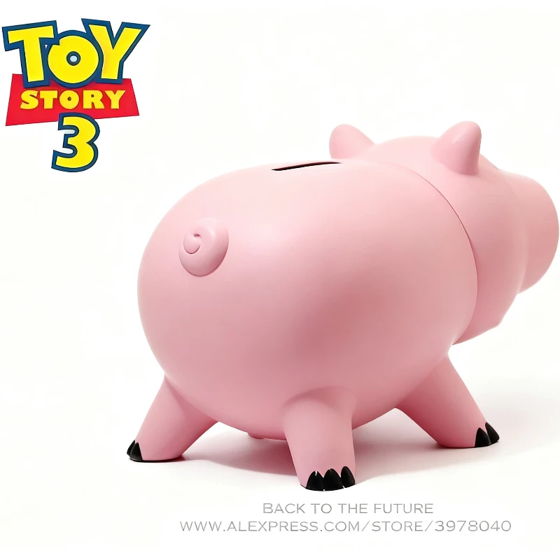 جديد ديزني قصة لعبة 4 لحم الخنزير البنك Q الطبعة 21 سنتيمتر بولي كلوريد الفينيل الوردي أصبع البنك حصالة كعكة الحلي نموذج هدايا الأطفال #5