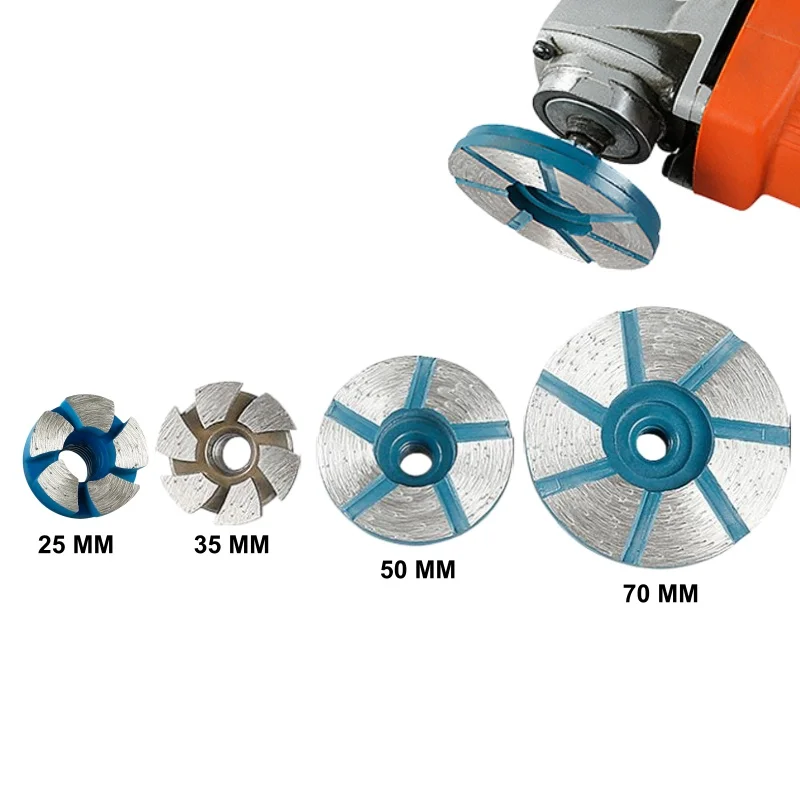 

25/35/50/70mm Diamond Grinding Wheel Turbo Segment Angle Grinder Wheel for Concrete Stone Masonry Diamond Cup Grinding Wheel