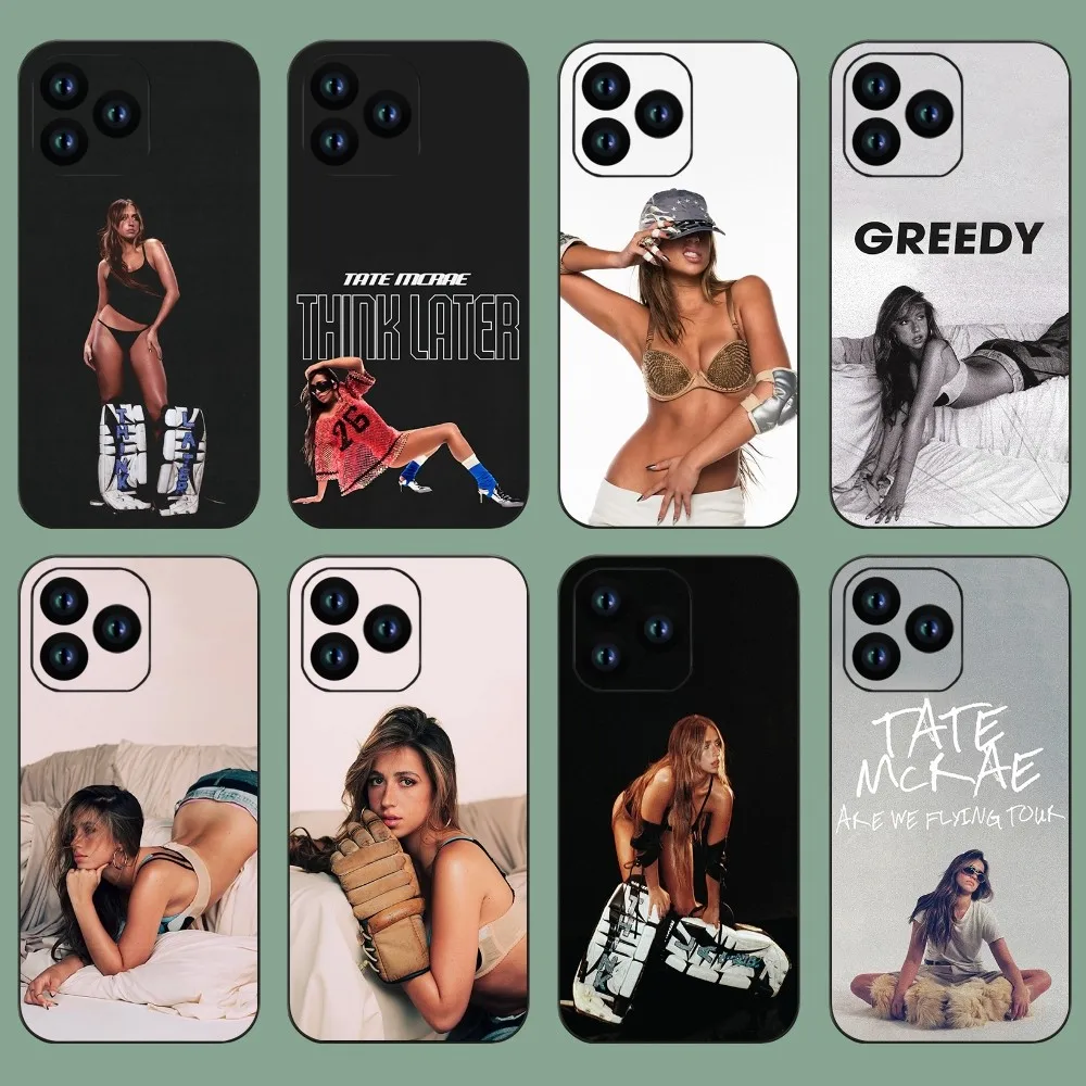 Singer Tate McRae Think Later Phone Case For iPhone 11 12 13 14 15 Mini Pro XS Max X S Plus XR Shell