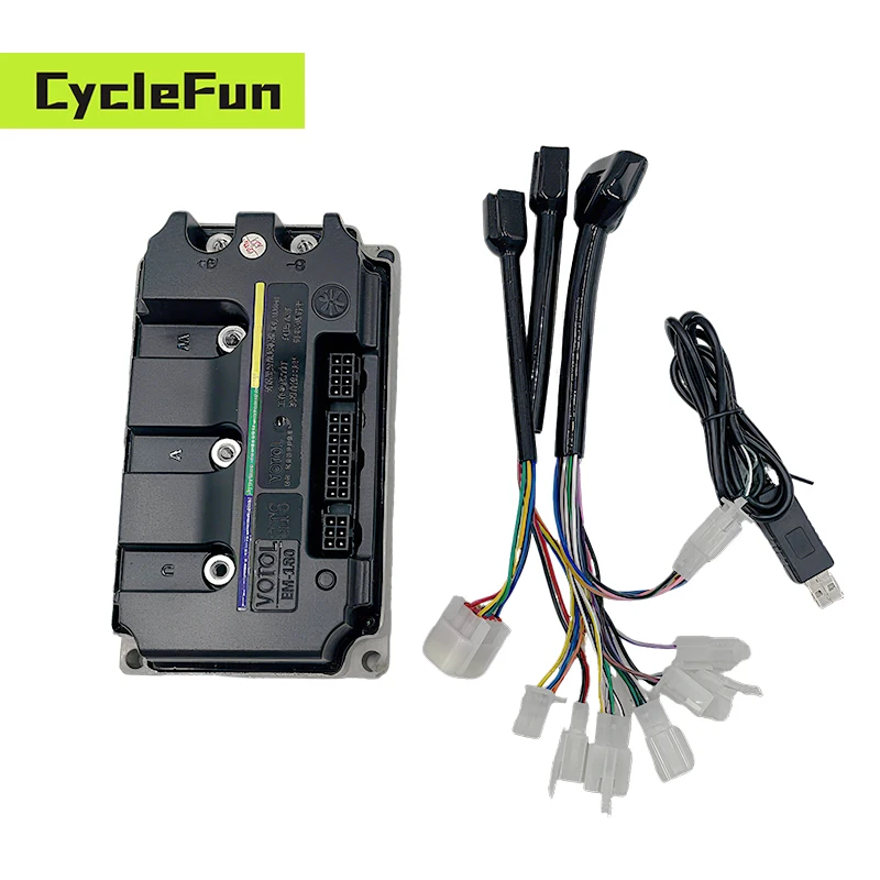 

Votol EM180 GTS 48V 72V Boost 250A DC Brushless Hall Controller for QS 138 3KW 4KW Mid Drive Motor Electric Motorcycle Scooter