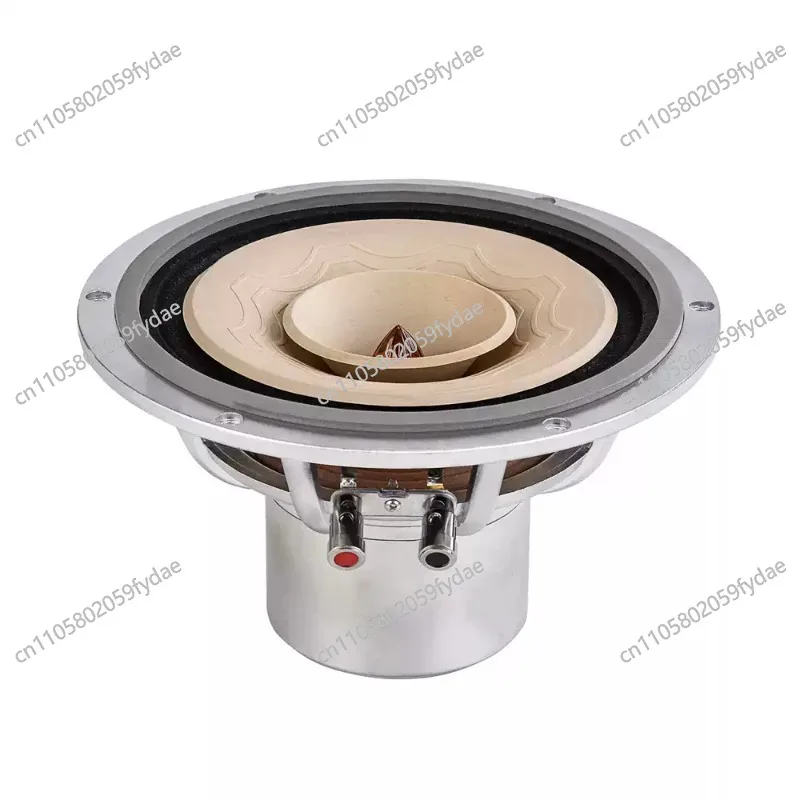 8-Inch Full-range HiFi Speaker Home DIY Full-range Speaker Unit Silver-8 Pair
