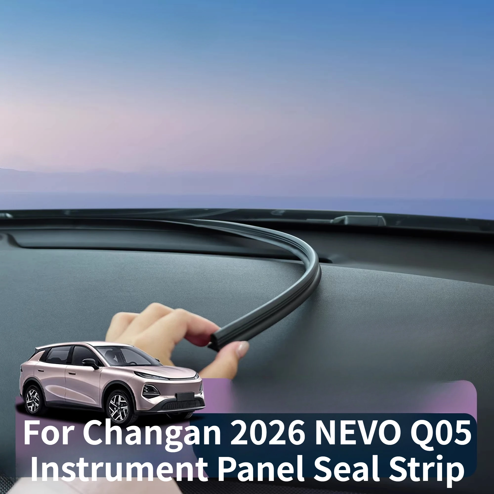 Good Quality New For Changan 2026 NEVO Q05 Front Gear Seal Strip Noise Canceling Accessories Abnormal Noise Silencing Artifact