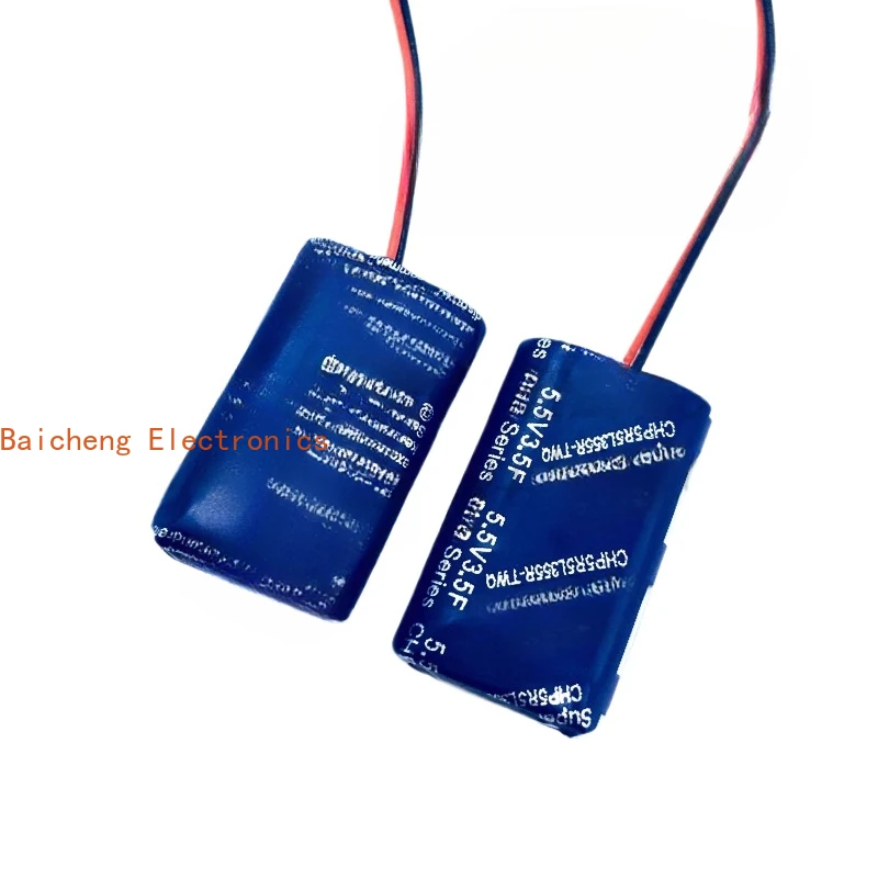 

10PCS 5.5V3.5F Farad Capacitor Combination Wire CHP-5R5L355R-PC