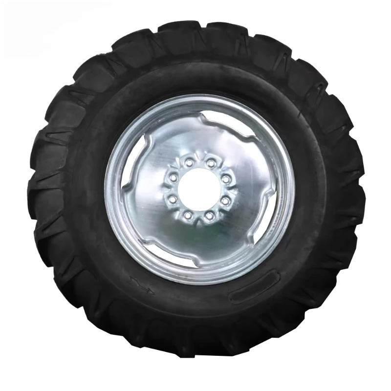 

Center pivot steerless wheel and linear irrigation system
