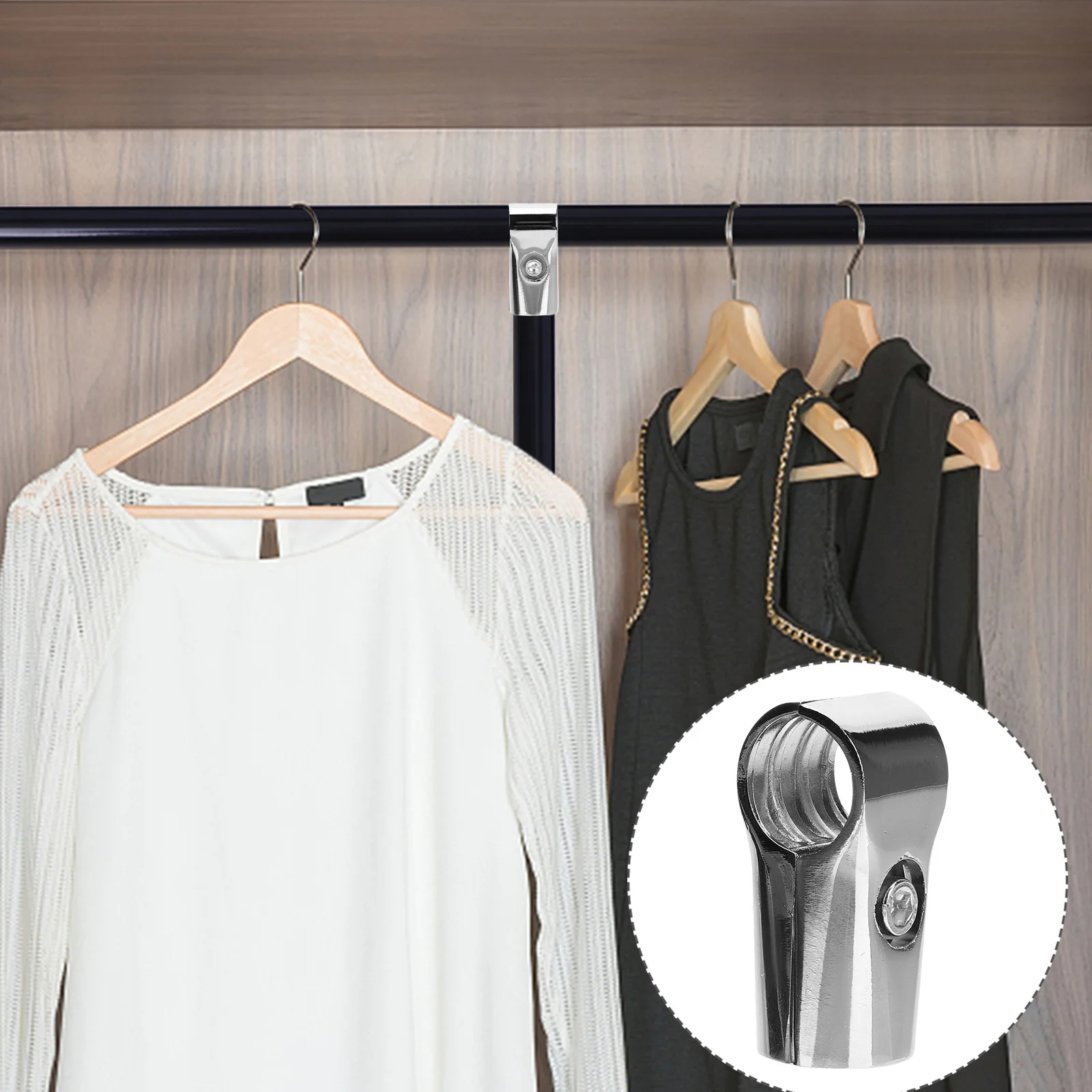 

4 шт., соединитель для стержня из алюминиевого сплава, нержавеющая металлическая опора для шкафа, концевая розетка, комбинированные концевые розетки