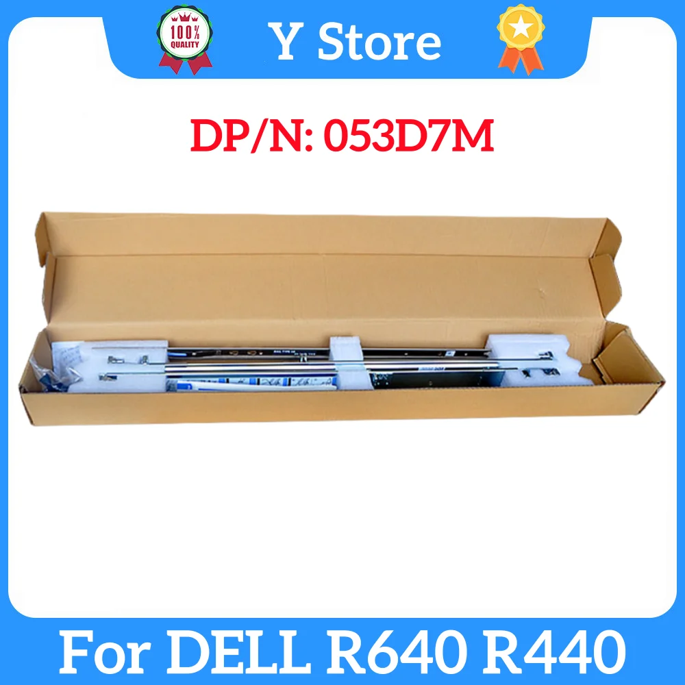 

Y Store Новый оригинальный комплект коротких направляющих для DELL R640 R240 R630 R620 R440 R430 R420 R340 R330 053D7M 53D7M Быстрая доставка
