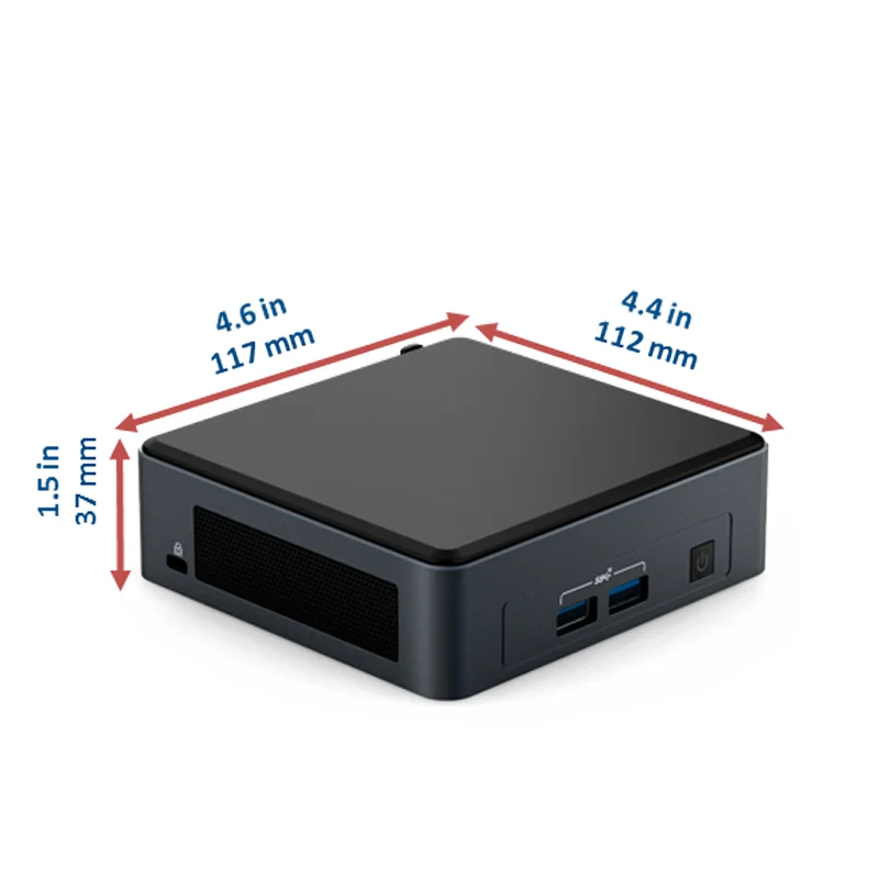 Intel Tiger Canyon NUC 11 I3/I5/I7 TNK Komputer Mini Komersial Host Iris X Core Kartu Grafis WI-FI 6 Window10/11 Asli