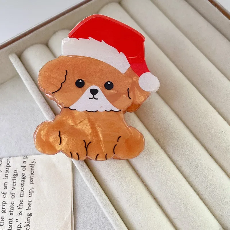 Muweordy neue Cartoon Weihnachten Elch Tier greifen Krallen niedlichen süßen Krabben Haars pange Kopf bedeckung Haars pangen Haarschmuck für Frauen