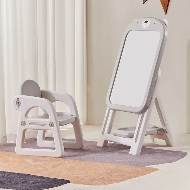 Furniture For Children Dust-free Children's Table Magnetic Stand Play Table For Kids Lifting Adjustment Writing Desk Triangle