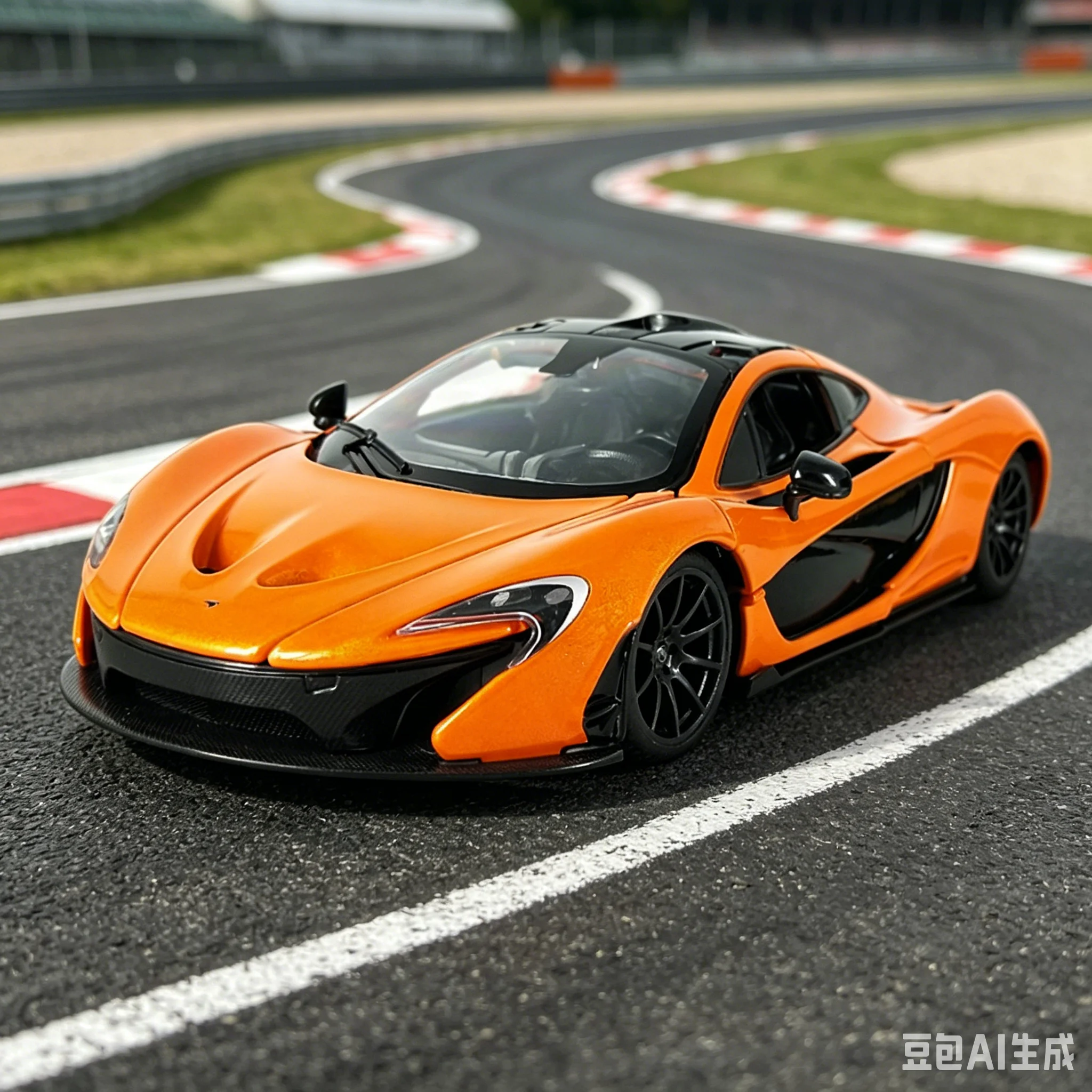 rastar 1:24 simulation McLaren P1 Alloy Car Model, doors can be opened suitable for collection and can be given as a gift
