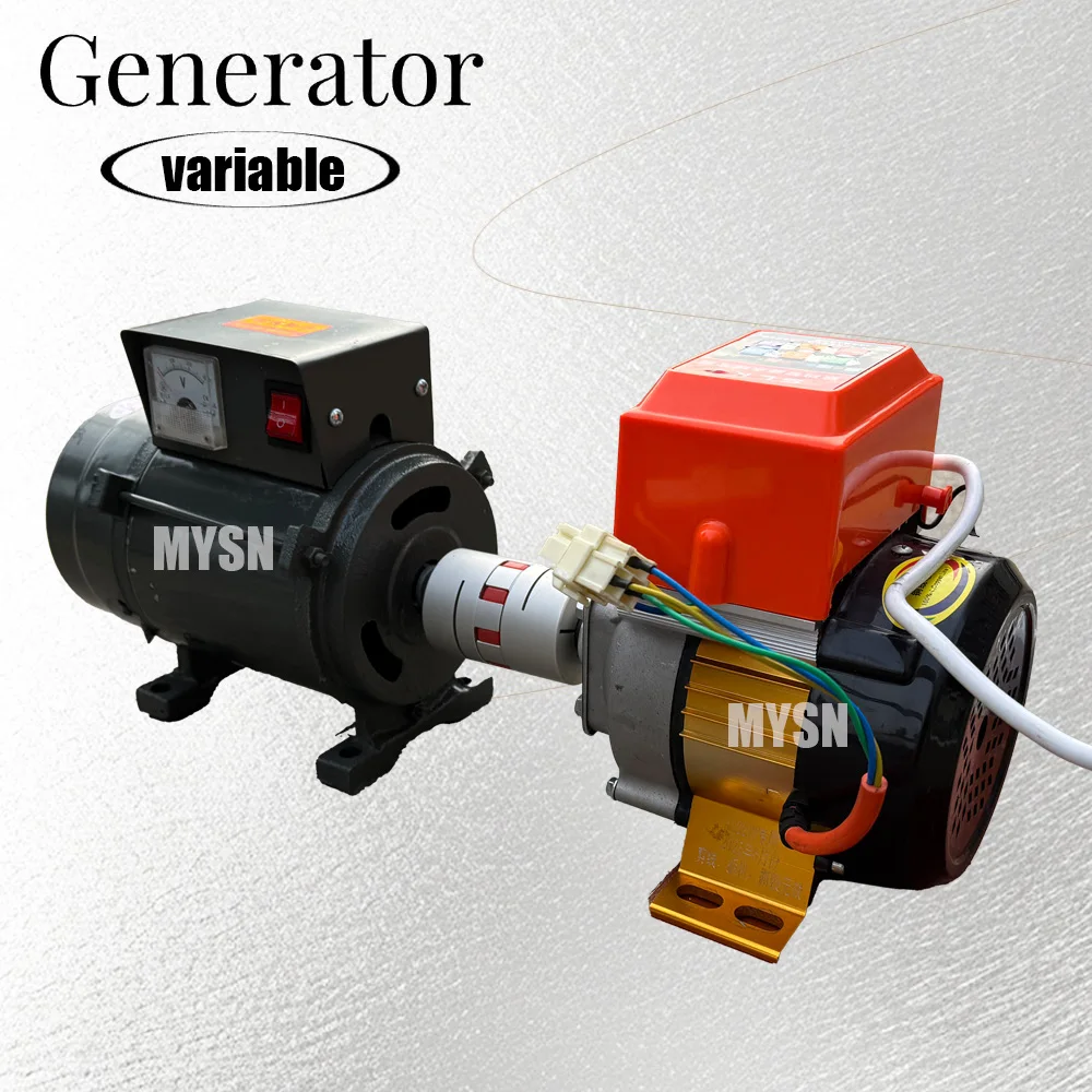 5KW 7KW Free Energy Permanent Magnet Generator 220V Brushless Alternator 1 Single Phase Generator With Adjustable Speed Motor