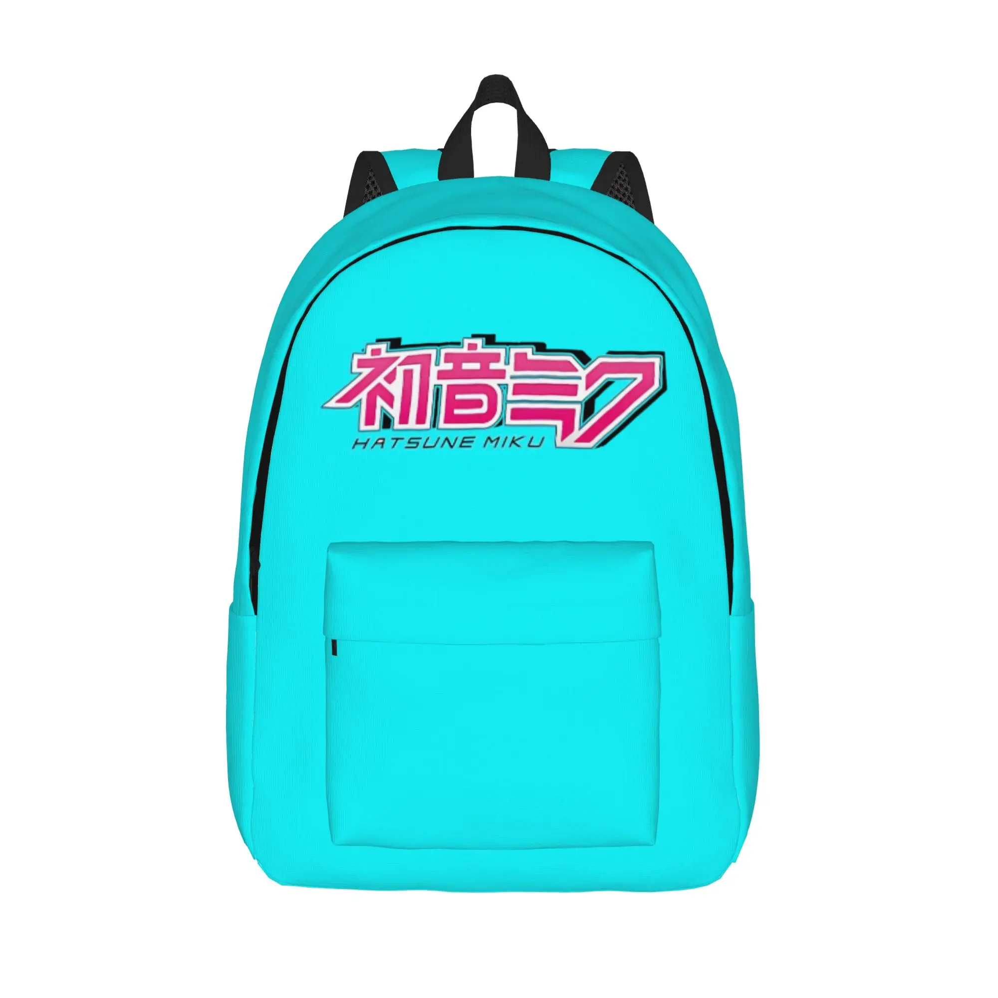 

Hatsune miku logo Backpack for Men Women Casual High School Business Daypack Laptop Canvas Bags with Pocket