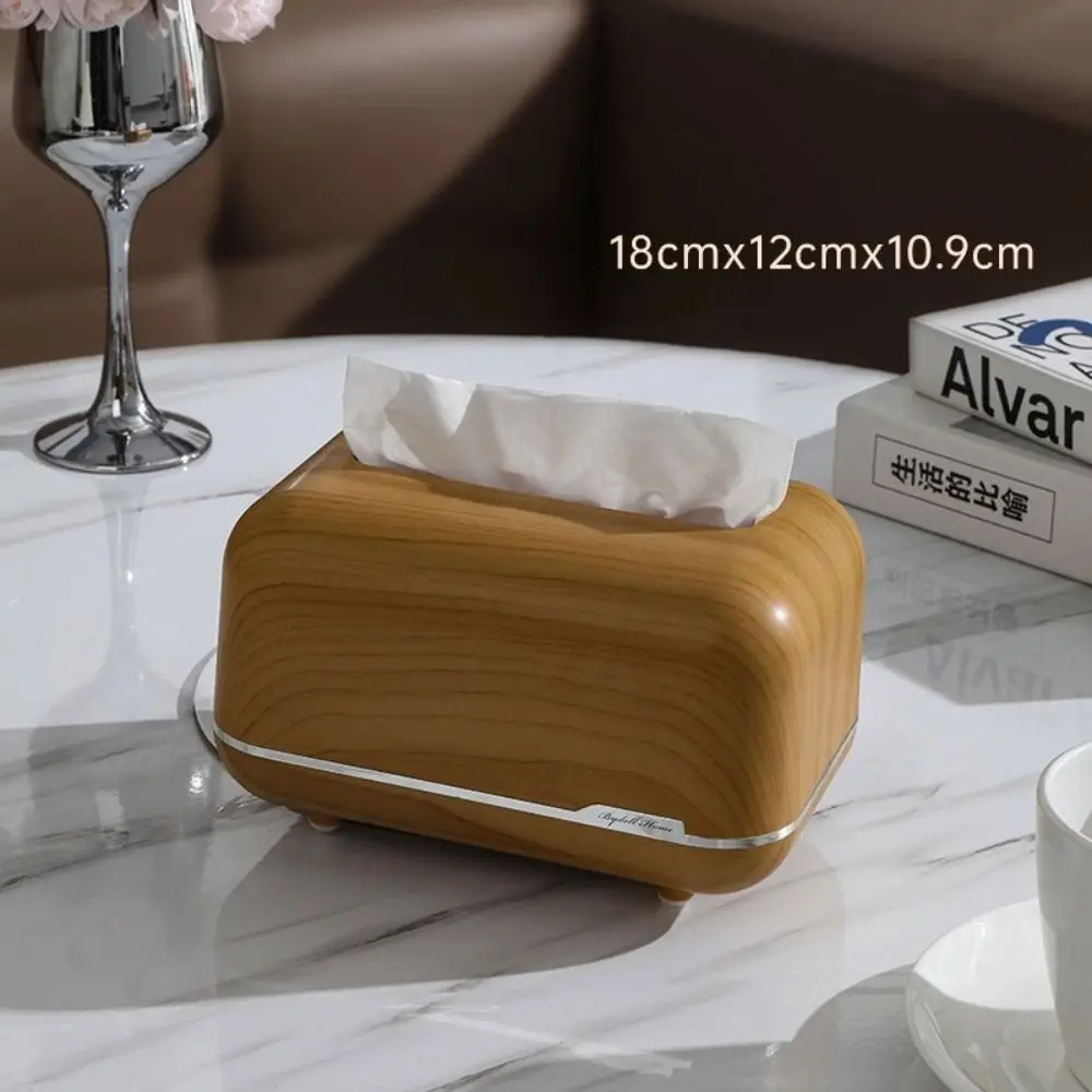 

Vintage Magnetic Tissue Box Large Capacity Spring-loaded Napkin Case Holder Plastic Storage Organizer Paper Container Toilet