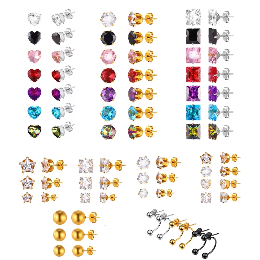 U7 3-6Pairs/Set Stu… - image