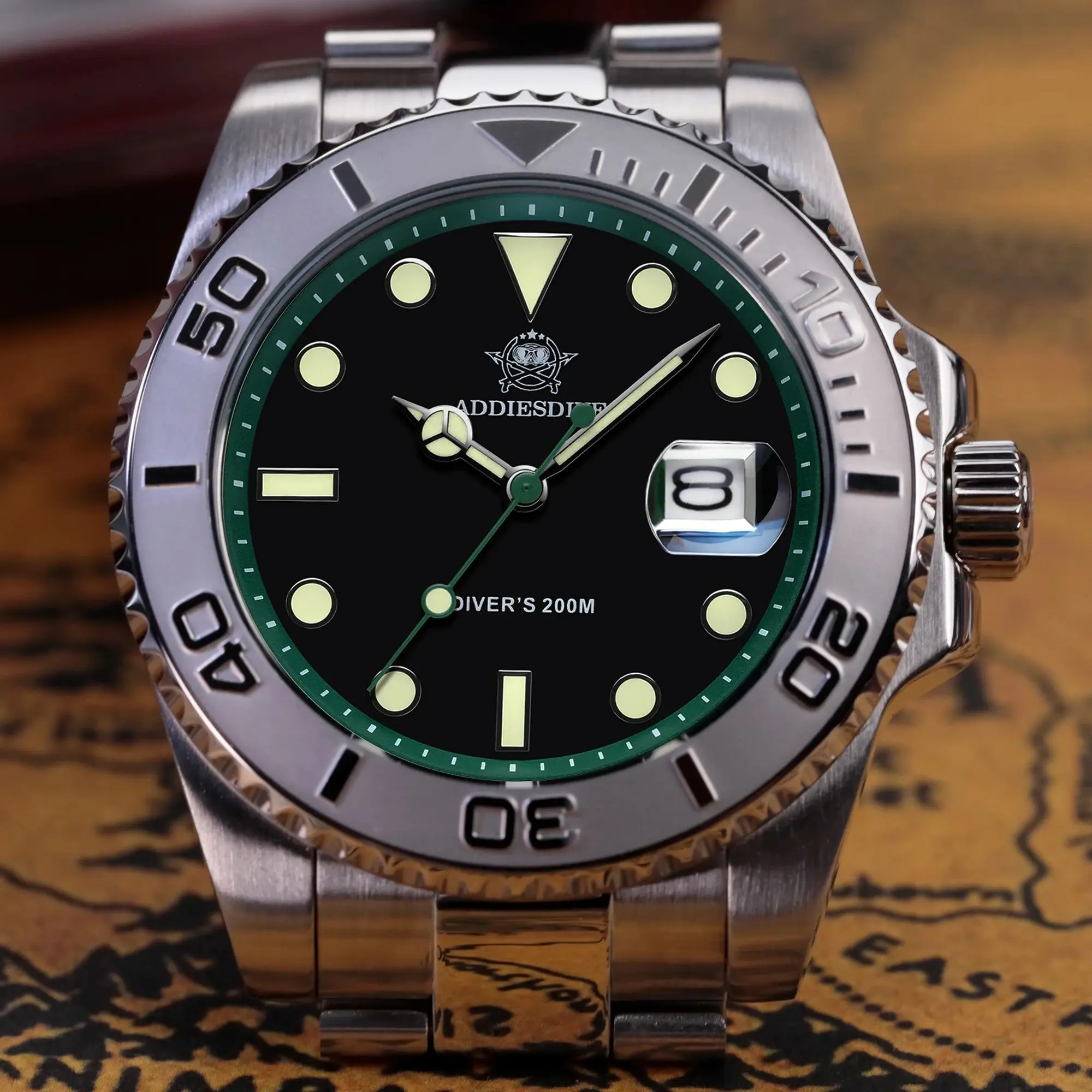 addiesdive-quartz-watch-41mm-stainless-steel-ceramic-bezel-men-sports-watch-bgw9-ultra-bright-luminous-200m-waterproof-watches