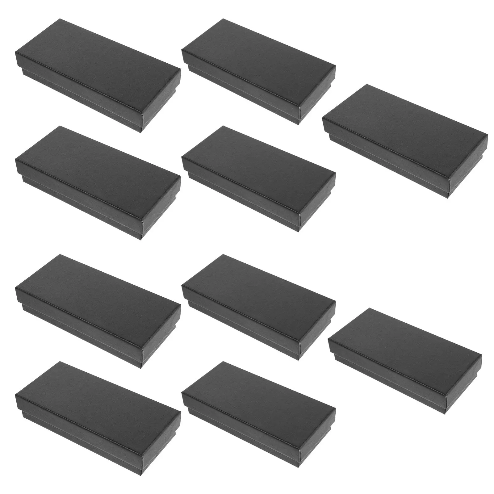 

10pcs Black Rectangular Box: Single Watch Storage Case For Men Women Watch Display Holder Travel Jewelry Organizer Presentation