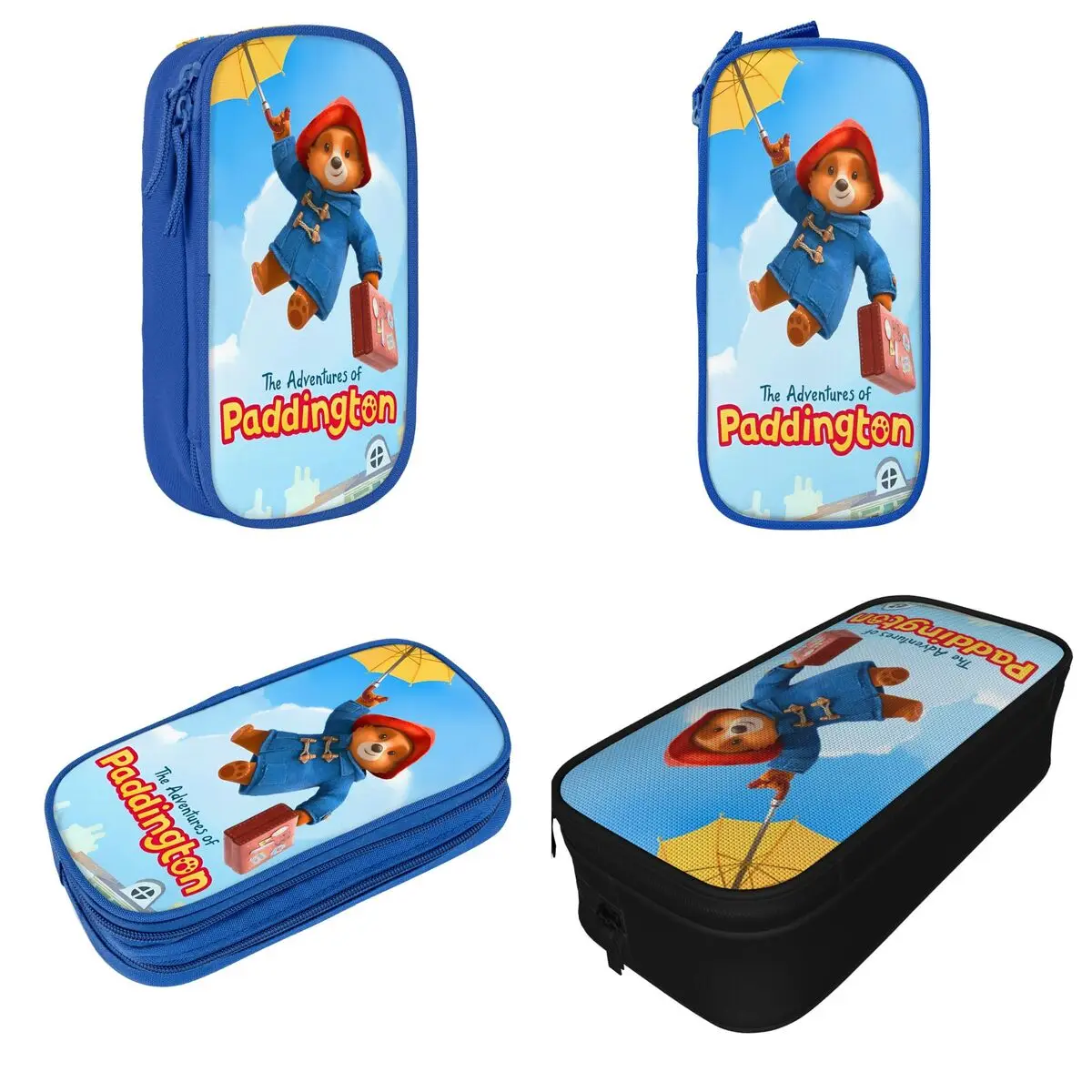 The Adventures Of Paddington Brown Bear Pencil Cases Cartoon Pencilcases Pen Box for Student Large Storage Bags Gifts Stationery