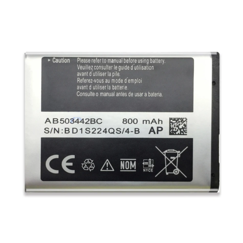 Battery For Samsung SGH-B110 E570 J700i J700v E578 J700 J708i J708 T509 AB503442BC With Track Code