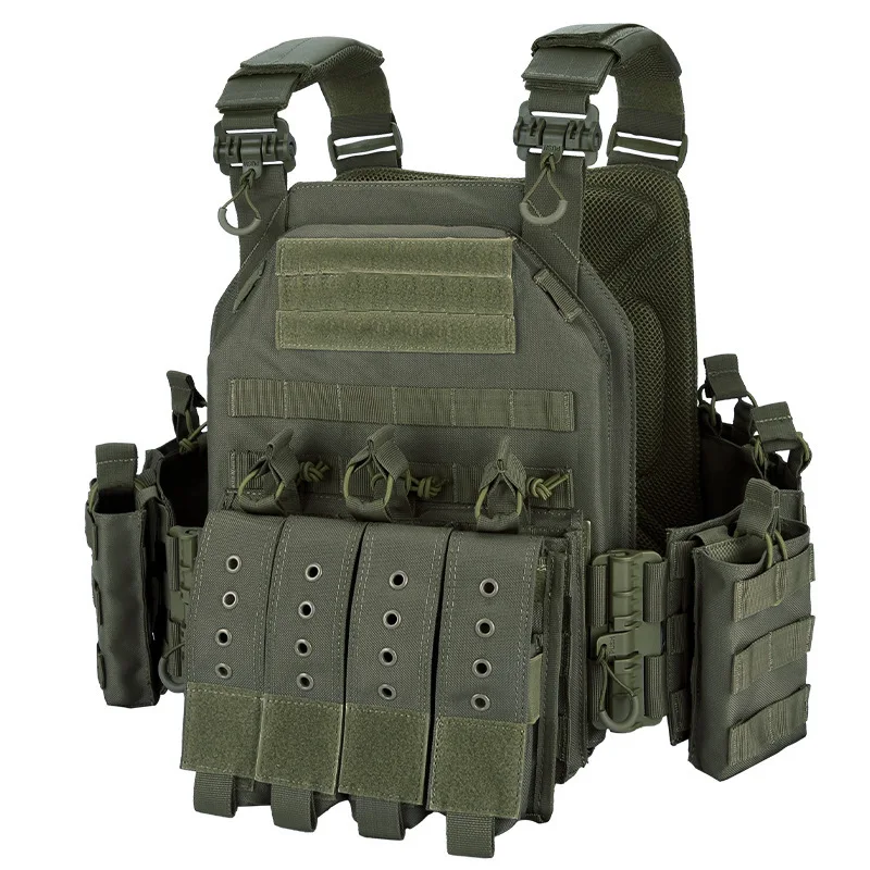 Lightweight tactical vest for outdoor protection, sports wear, wear-resistant special equipment