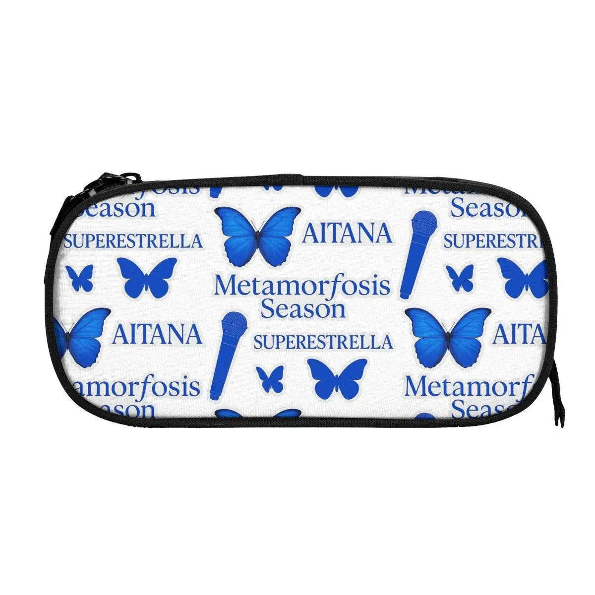 

Singer Aitanas Cuarto Azul Tour Pencil Cases Pencilcases Pen Holder for Student Large Storage Bag Office Zipper Stationery