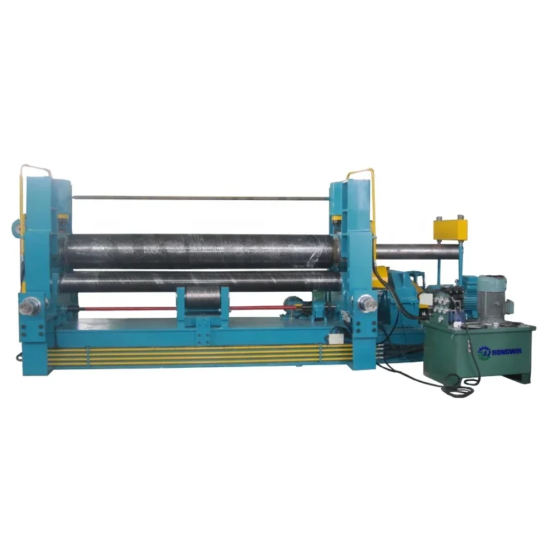 YG Plate Rolling Machine 4 Roller Automatic Electronic Sheet Metal Hydraulic Small Plate Cone Roll Rolling Bending Machine Price