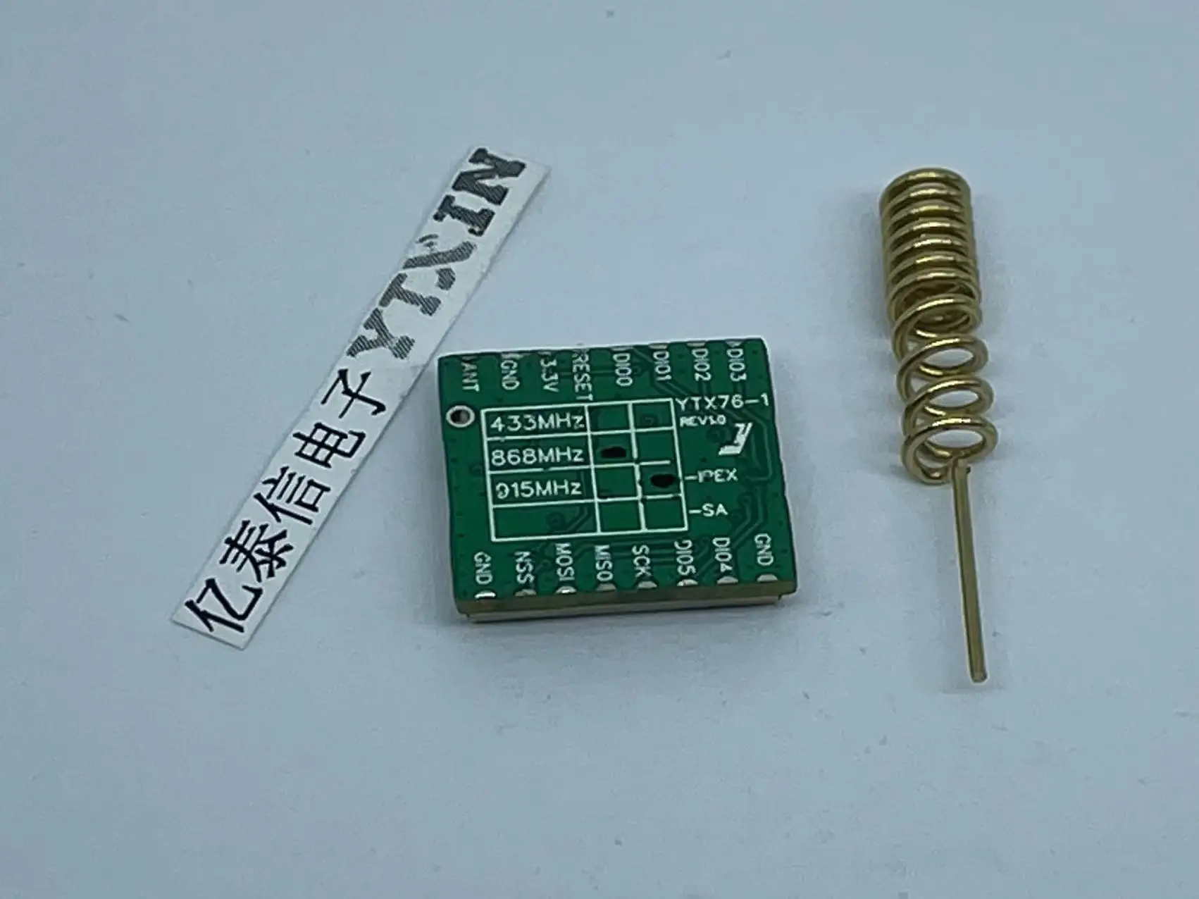 SX1276 LoRa YTX76-1-SA Wireless Module Spread Spectrum Wireless Communication 433/868/915MHz Serial SPI Interface  YTX78(10PCS)