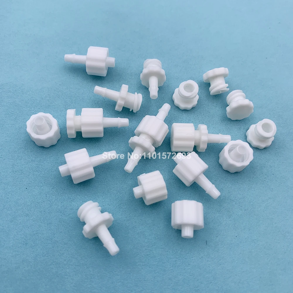 10PCS UV Solvent Printer Plastic Ink Tube Connector Hose Pipe Tubing Transfer Adapter Y Joint Plug For Injket Printer Plotter