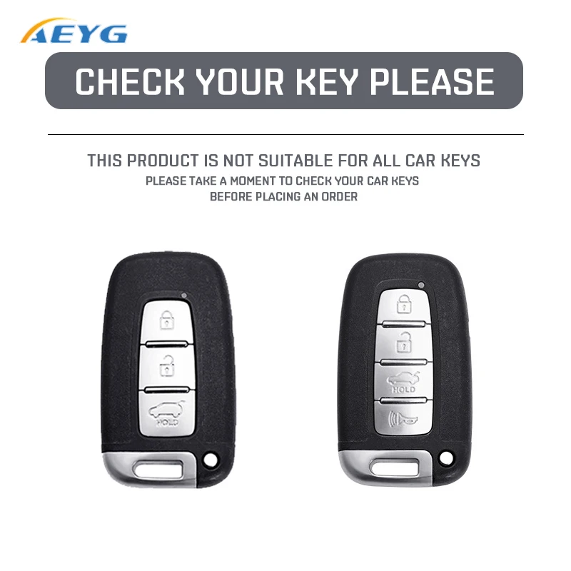 For Hyundai Solaris HB20 Veloster SR IX35 Accent Elantra I30 For KIA RIO Forte K2 K3 K5 ABS Carbon Fiber Car Key Case Cover Fob