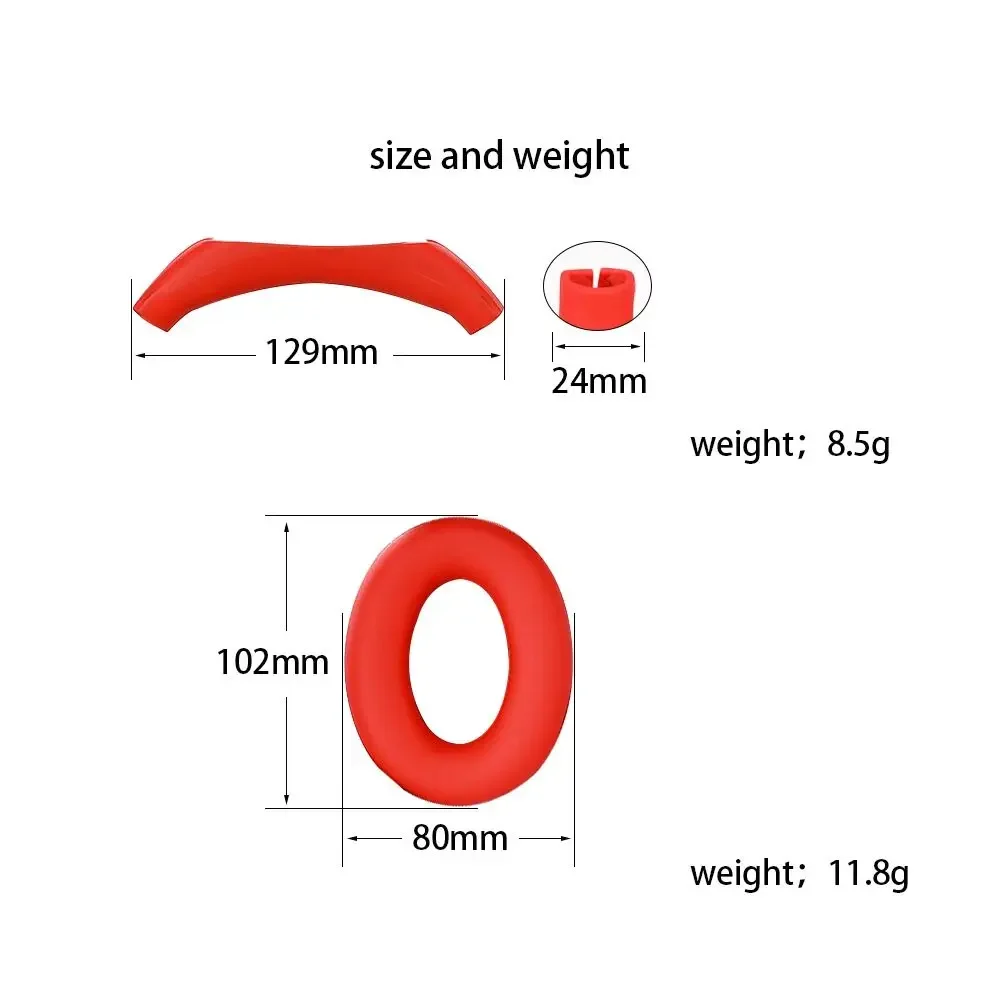 غطاء وسادة أذن سيليكون بديل لسوني ، 4 سماعات رأس ، وسادات أذن ، وسماعات أذن ، وغطاء واقي