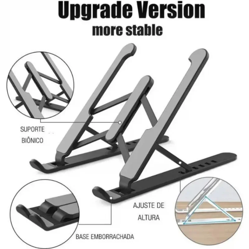 

Universal Tablet Laptop Stand Foldable Holder Lifting Base Heat Dissipation Portable Elevated Storage Rack Computer Accessories