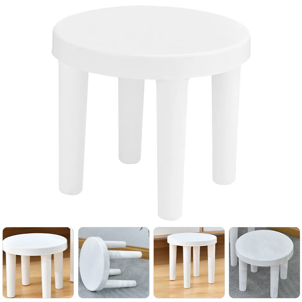 2 Pcs Children's Garden Stepping Stools Foot Mini Plastic Footstool Toddler