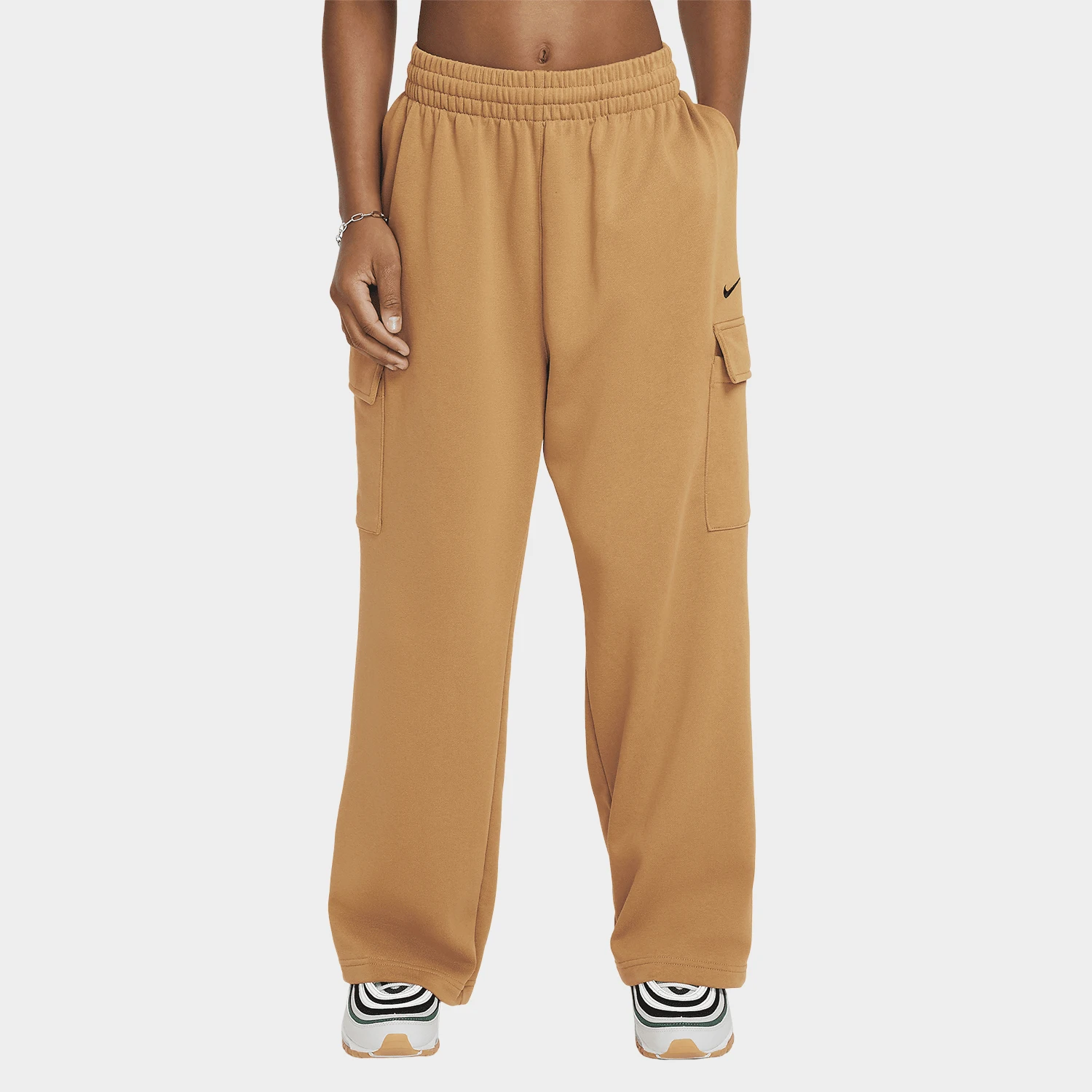 

Оригинальные свободные и дышащие повседневные трикотажные брюки Nike Dri FIT для детей FZ5550-224