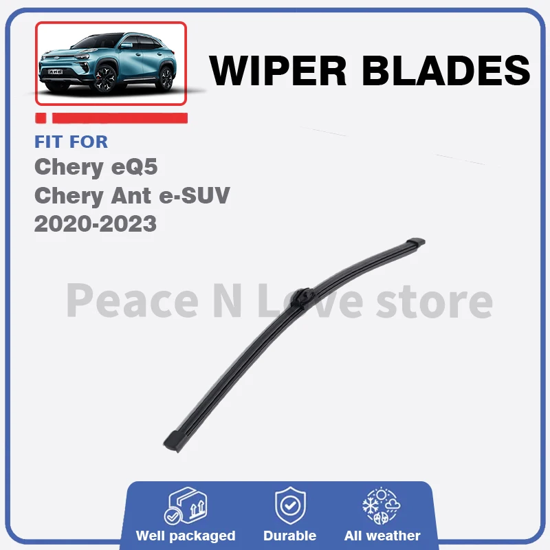 

Rear Wiper Blades For Chery eQ5 2020 2021 2022 2023 Chery Ant e-SUV Windshield Cleaning Windscreen Rubber Brushes Accessories