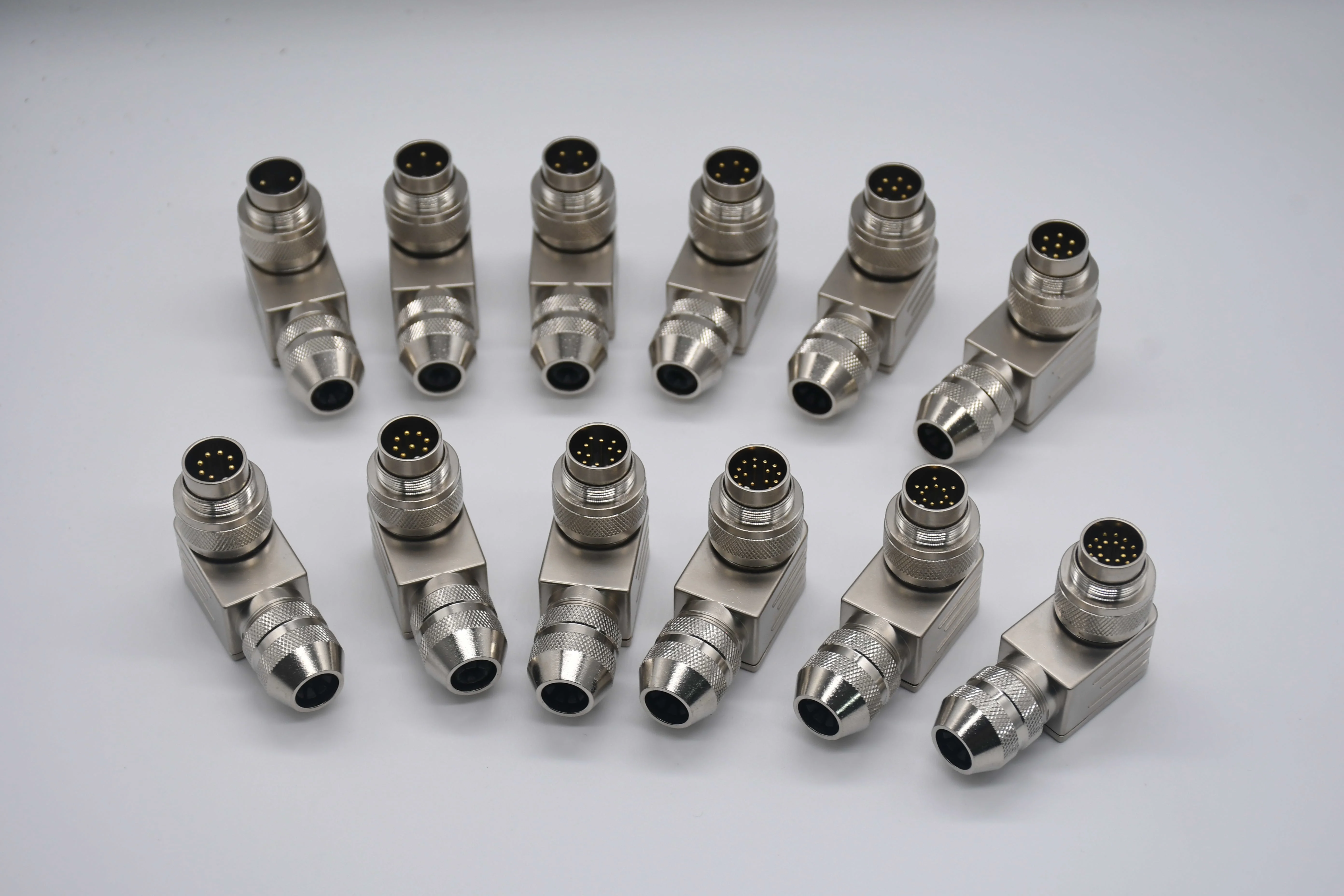 M16 Metal Shell Connector 2 3 4 5 6 7 8 12 14 19 24 Multi Pin Male  Electrical Cable Plug