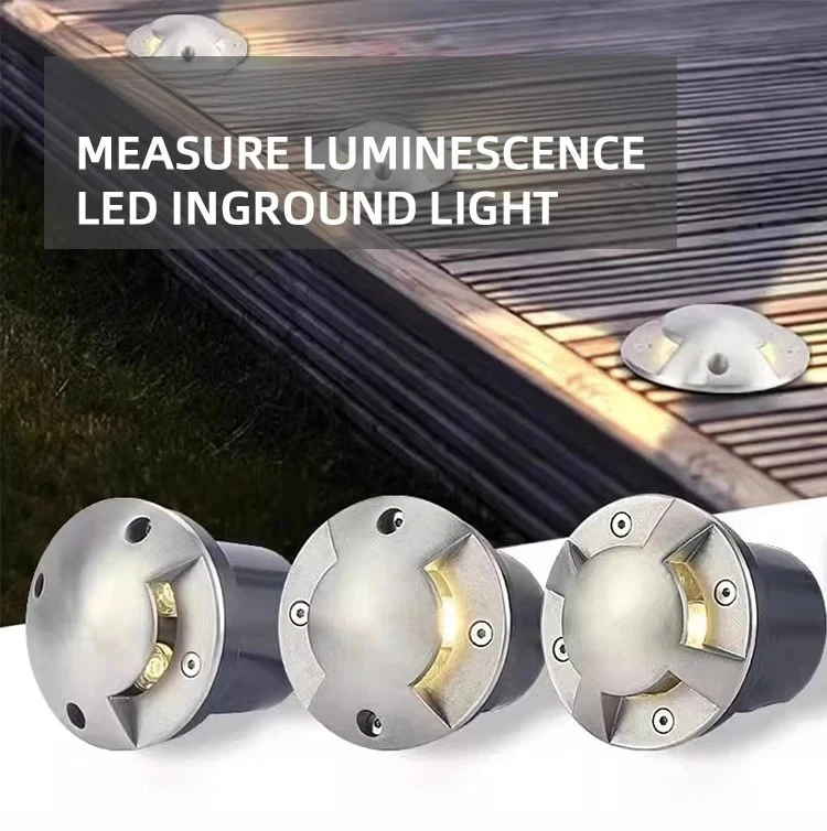 3W/6W/9W Side Emitting Embedded Stainless Steel Ground Light IP67 Waterproof For Outdoor Courtyard Walkway Step Decor Lamp