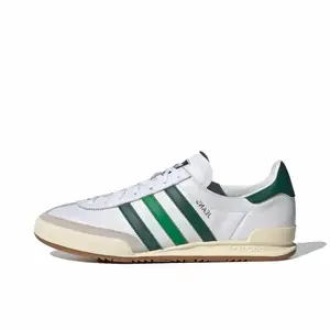 Adidas jeans leather in casual fashion non -slip resistant to the versatile low -barrel wear for men and women in beige 10 Main Sales Calca Adidas - №8