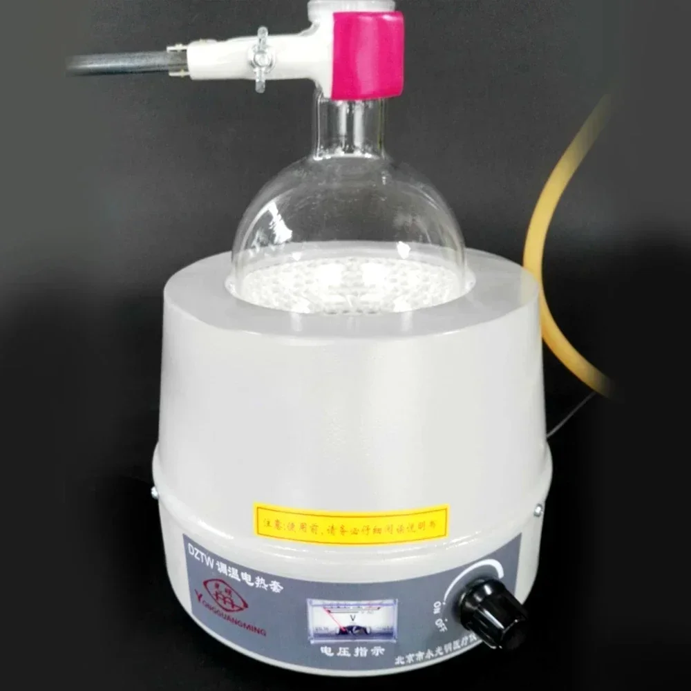 250ml-1000ml New Lab Soxhlet Extractor Essential Oil Steam Distillation Glassware Kits w/Thermostat Electric Heater Condenser