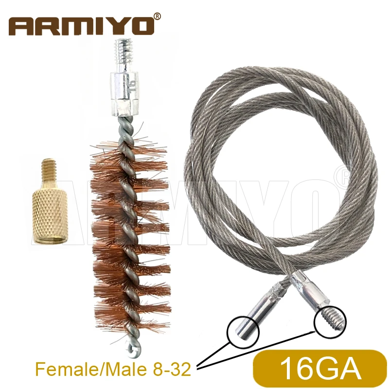 Armiyo Taktische Gen 2. Generation Unendlich Verlängerbare 5mm Kabelbürste zur Kohlenstoffablagerungsreinigung, Bronze-Bürste für Jagdzubehör – Detail 11