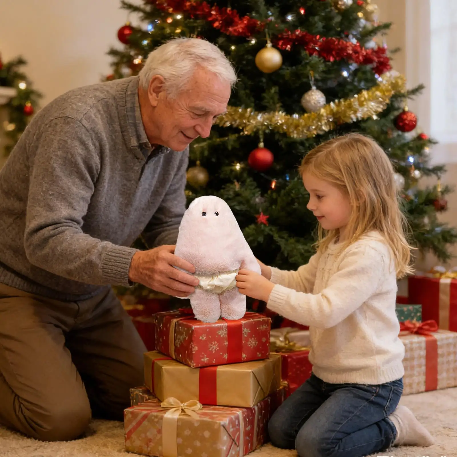 Cute Stuffed Silly Doll Funny Pants Jun Cuddly Plushie Doll Plush Figure Doll Stuffed Soft Gift Toys For Children Kids Boys